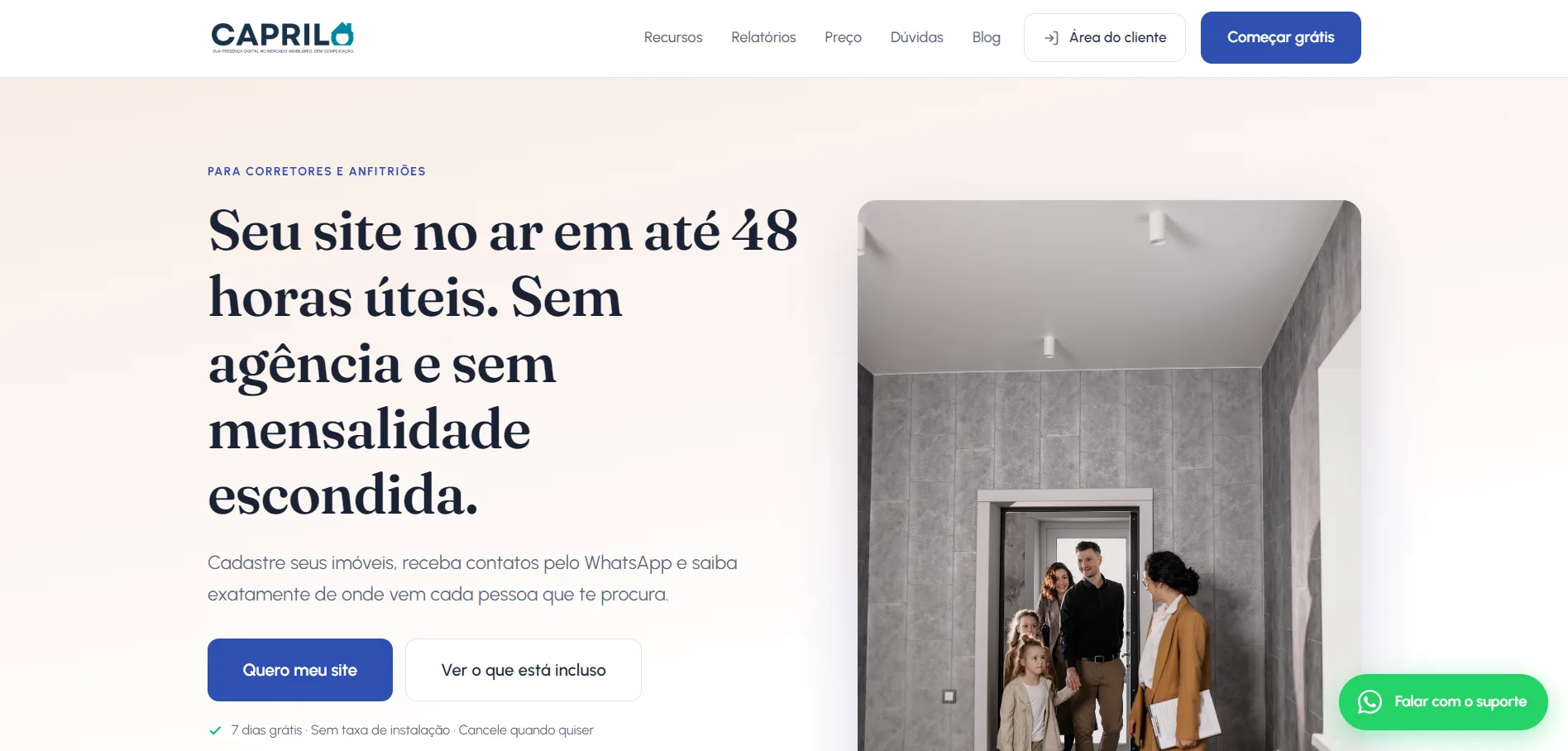 Caprilo — Plataforma SaaS para Corretores de Imóveis